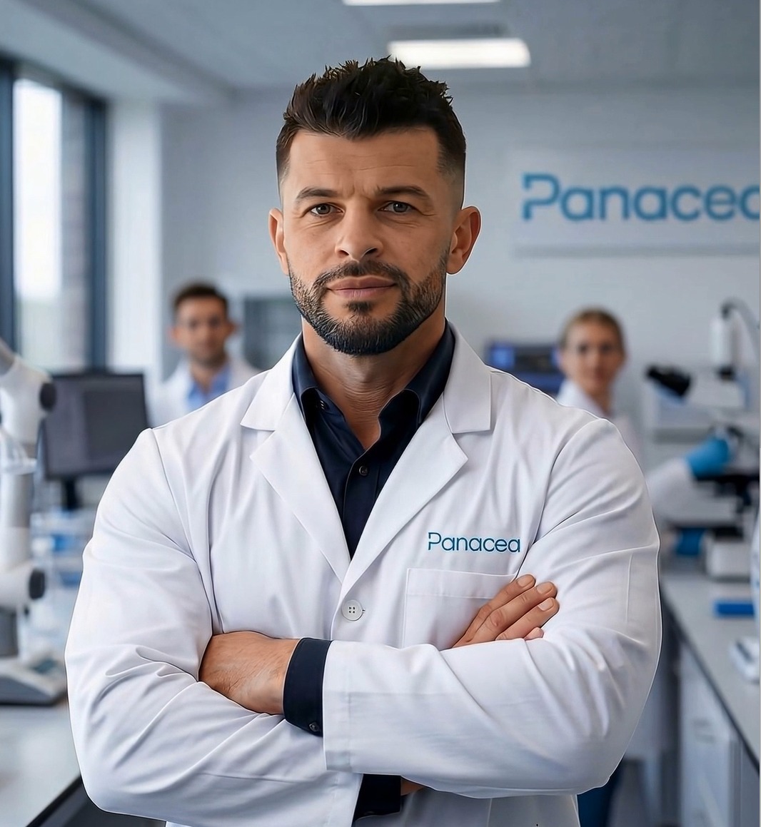 Bogdan Dicoias, biochemist and amino acid chain designer, Director of Panacea Bio Chem
